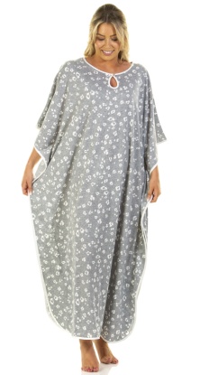 La Marquise Heather Leopard Print Kaftan